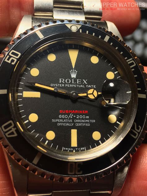 rolex red submariner|rolex submariner with red letters.